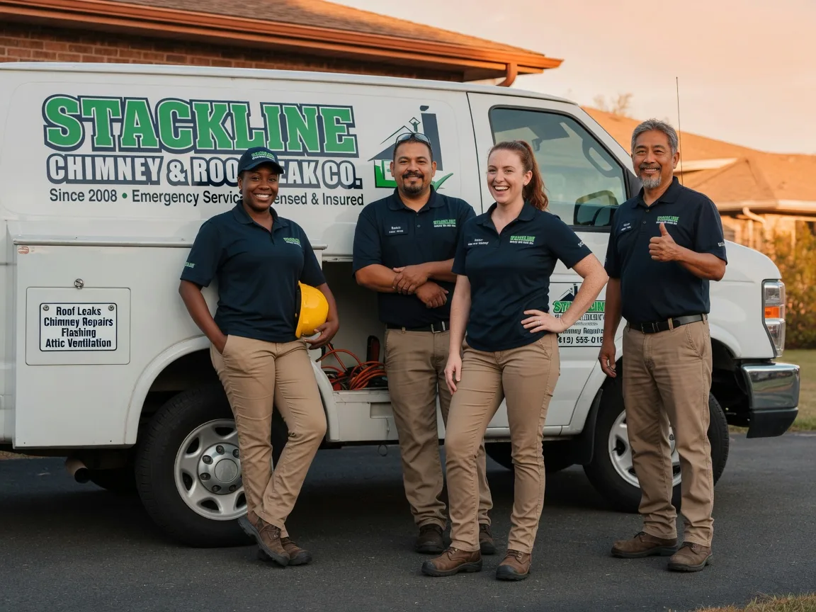 Chimney flashing repair company in Worthington, OH
